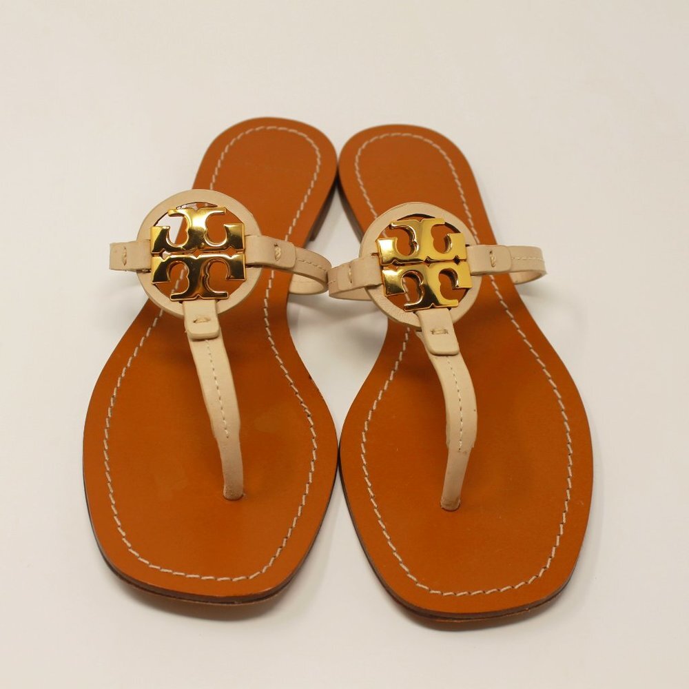 ✨TORY BURCH Mini Miller Leather Thong - Seashell Pink✨​